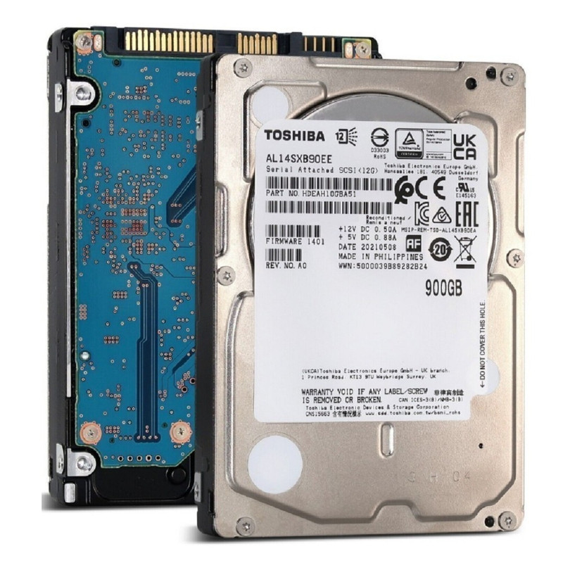Жесткий диск серверный Toshiba AL14SX Series 900GB 2.5&quot; SAS 12Gb/s, 15000rpm, 128MB, 512n