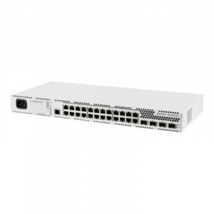 ELTEX MES2300-24P Ethernet-коммутатор 24 порта 10/100/1000BASE-T (RJ-45) PoE/PoE+, 4 порта 10GBASE-R (SFP+)/1000BASE-X (SFP), L3