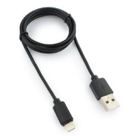 Гарнизон Кабель USB AM/Lightning, для iPhone5/6/7, IPod, IPad, 1м, черный, пакет (GCC-USB2-AP2-1M)