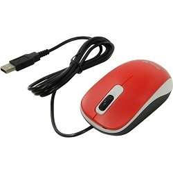 Genius DX-110 Red USB, Мышь оптическая, 1000 dpi, 3 кнопки