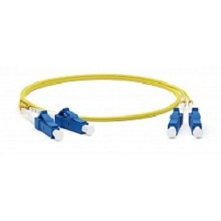 Hyperline FC-D2-9-LC/UR-LC/UR-H-0.3M-LSZH-YL Патч-корд волоконно-оптический (шнур) SM 9/125 (OS2), LC/UPC-LC/UPC, 2.0 мм, duplex, LSZH, 0.3 м							