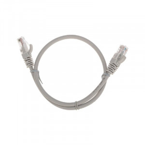 Rexant (02-0290-05) Патч-корд U/UTP, CAT 6, RJ45-RJ45, 26AWG, LSZH, серый, 0,5м