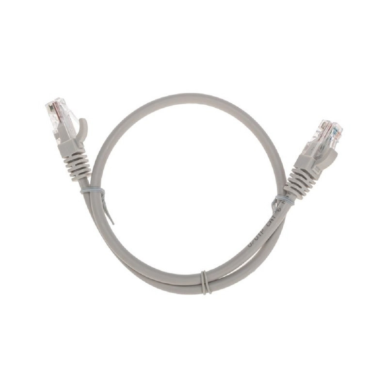Rexant (02-0290-05) Патч-корд U/UTP, CAT 6, RJ45-RJ45, 26AWG, LSZH, серый, 0,5м