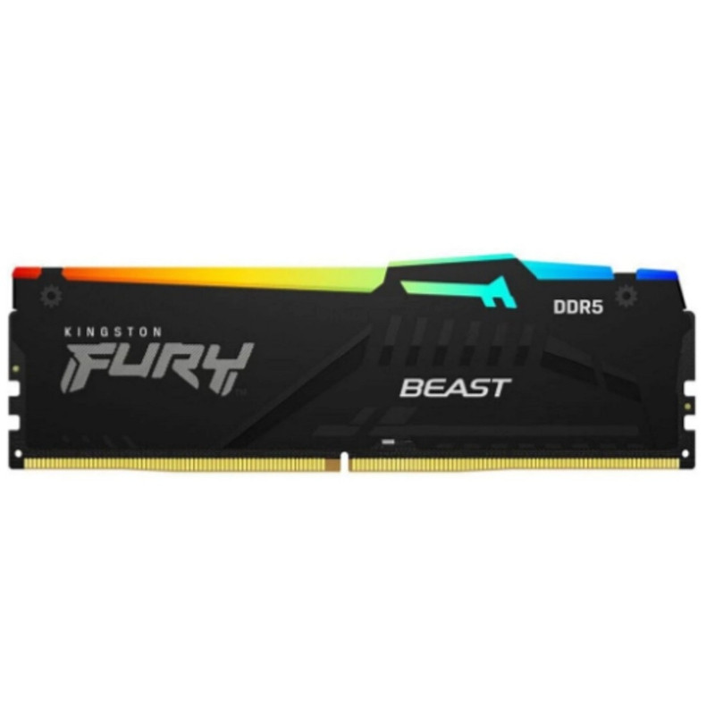 Оперативная память Kingston Fury Beast KF568C34BBA-16 DDR5 -  1x 16ГБ 6800МГц, DIMM,  Ret