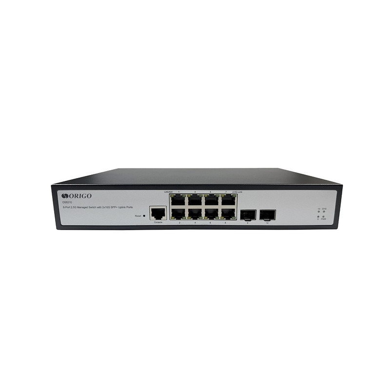 ORIGO OS5210/A1A Управляемый L3 коммутатор 8x2.5GBase-T, 2x10G SFP+