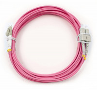 Cabeus FOP-50-OM4-LC-SC-5m Шнур оптический duplex LC-SC 50/125 mm OM4 5м LSZH Cabeus FOP-50-OM4-LC-SC-5m Шнур оптический duplex LC-SC 50/125 mm OM4 5м LSZH