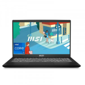 MSI Modern 15 [9S7-15H112-870] Black 15.6" {FHD i5-1335U/16GB/512GB SSD/Iris Xe Graphics/Win11Pro}