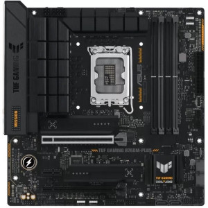 ASUS TUF GAMING B760M-PLUS (Socket 1700, mATX, 4xDDR5(192GB), HDMI 2.1/DP, 1xPCIe 5.0x16/1xPCIe 4.0x16/1xPCIe 4.0, 1xLAN (2.5GbE), 4xSATA 6Gb/s, 2xM.2, 1xType-C, 5xUSB 3.2, 2xUSB 2.0)