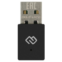Digma DWA-BT4-N150 N150 Net Adapter WiFi + Bluetooth USB 2.0 (ant.int) 1ant. (pack:1pcs) Digma DWA-BT4-N150 N150 Net Adapter WiFi + Bluetooth USB 2.0 (ant.int) 1ant. (pack:1pcs)