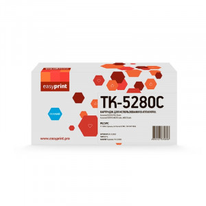 Тонер-картридж EasyPrint LK-5280C для Kyocera ECOSYS P6235cdn/M6235cidn/M6635cidn (11000 стр.) голубой, с чипом Тонер-картридж EasyPrint LK-5280C для Kyocera ECOSYS P6235cdn/M6235cidn/M6635cidn (11000 стр.) голубой, с чипом