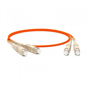 Hyperline FC-D2-62-SC/­PR-SC/­PR-H-10M-LSZH-OR Патч-корд волоконно-оптический (шнур) MM 62.5/­125, SC-SC, 2.0 мм, duplex, LSZH, 10 м