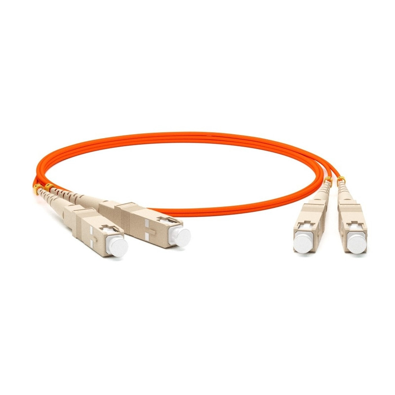 Hyperline FC-D2-62-SC/­PR-SC/­PR-H-10M-LSZH-OR Патч-корд волоконно-оптический (шнур) MM 62.5/­125, SC-SC, 2.0 мм, duplex, LSZH, 10 м