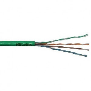 Кабель NEOMAX [NM710021] U/UTP cat.5e 4x2x0.52, 24 AWG, Медь, внутренний, PVCLS нг(А)-LSLTx, 305м, зеленый