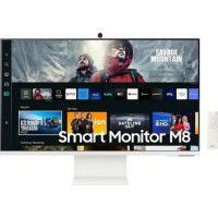 Монитор Samsung 32" M8 S32DM801UIXCI белый VA LED 16:9 HDMI M/M Cam матовая HAS 400cd 178гр/178гр 3840x2160 60Hz 4K USB 7.2кг