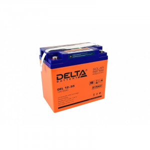 Delta GEL 12-55 (12V/55Ач) свинцово- кислотный аккумулятор  