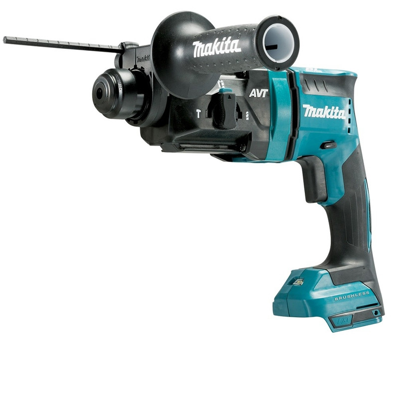 Makita DHR182Z Перфоратор аккумуляторный SDS+ [DHR182Z] { 18В,Li-ion,3реж,1.7Дж,0-1350у\м,2.4 кг,кор,подсветка,б\акк и з\у }