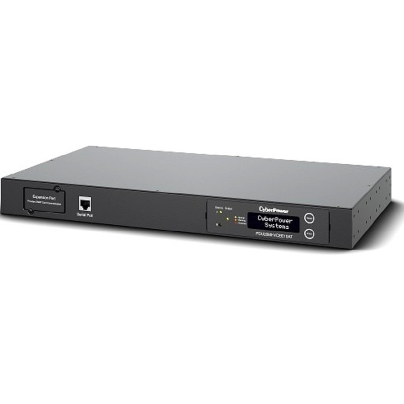 CyberPower PDU20MHVCEE10AT ATS 1U type, 16Amp, plug IEC 309 16A, (8) IEC 320 C13 (2) IEC 320 C19  EOL CyberPower PDU20MHVCEE10AT ATS 1U type, 16Amp, plug IEC 309 16A, (8) IEC 320 C13 (2) IEC 320 C19  EOL