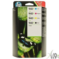 HP C2N93AE Картридж №940XL, Black/Cyan/Magenta/Yellow {Officejet Pro 8000/8500, Black/Cyan/Magenta/Yellow}