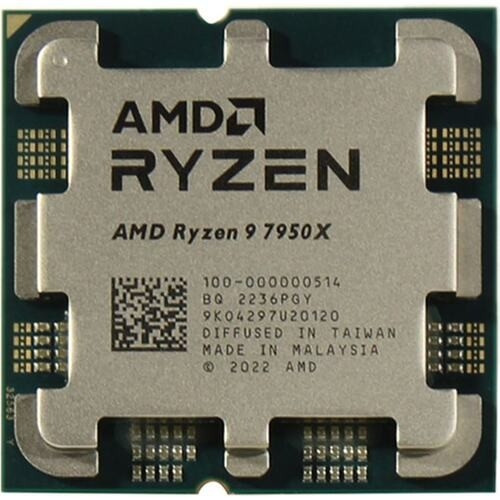 CPU AMD Ryzen 9 7950X BOX (100-100000514WOF) (4.5GHz/AMD Radeon, без кулера) CPU AMD Ryzen 9 7950X BOX (100-100000514WOF) (4.5GHz/AMD Radeon, без кулера)