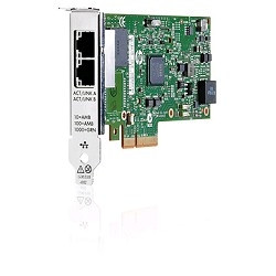 HP 652497-B21 Ethernet Adapter, 361T{ Intel, 2x1Gb, PCIe(2.0), for DL165/580/980G7 & Gen8/Gen9-servers}