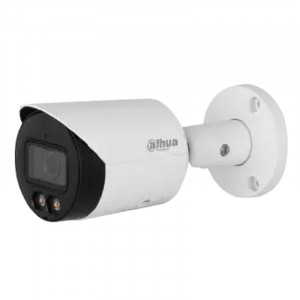 DAHUA DH-IPC-HFW2249SP-S-LED-0280B Уличная цилиндрическая IP-видеокамера Full-color с ИИ 2Мп, 1/2.8” CMOS, объектив 2.8мм, видеоаналитика, LED до 30м, IP67, корпус: металл