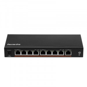 Коммутатор Falcon Eye FE-108E-POE 9 портов 10/100 Мбит/с Коммутатор Falcon Eye FE-108E-POE 9 портов 10/100 Мбит/с