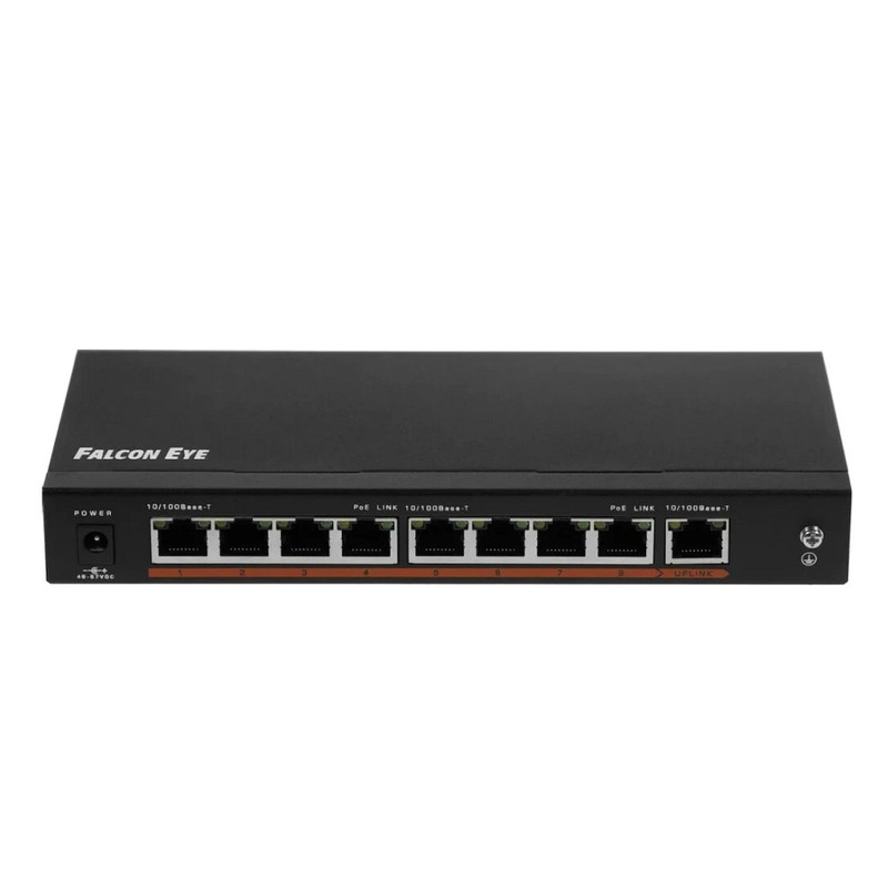 Коммутатор  Falcon Eye FE-108E-POE 9 портов 10/100 Мбит/с