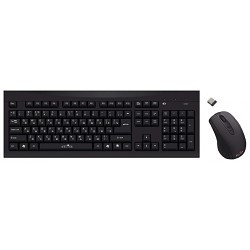 Oklick 210M Wireless Keyboard&Optical Mouse Black USB