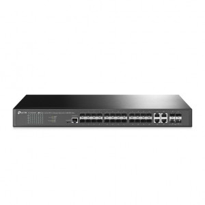 TP-Link TL-SG3428XF JetStream 24-портовый управляемый SFP-коммутатор уровня 2+ с четырьмя слотами SFP+ 10 Гбит/с
