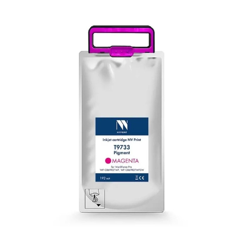 Струйный картридж NV Print T9733 (NV-C13T973300) Magenta для Epson WorkForce Pro WF-C869RDTWF (RIPS), WF-C869RDTWFSW (22 000 стр)