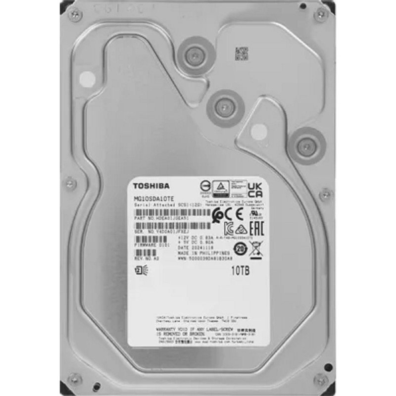 Жесткий диск Toshiba SAS 3.0 10TB MG10SDA10TE Server (7200rpm) 512Mb 3.5" Жесткий диск Toshiba SAS 3.0 10TB MG10SDA10TE Server (7200rpm) 512Mb 3.5"