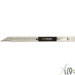 Нож OLFA для графических работ, корпус из нержавеющей стали, 9мм [OL-SAC-1]