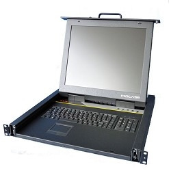 ProCase E1701 Консоль однорельсовая , 1 порт, LCD 17'', single rail console, LCD D-Sub, USB, разрешение 1280*1024