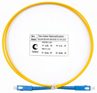 Cabeus FOP(s)-9-SC-SC-1m Шнур оптический simplex SC-SC 9/125 sm 1м LSZH