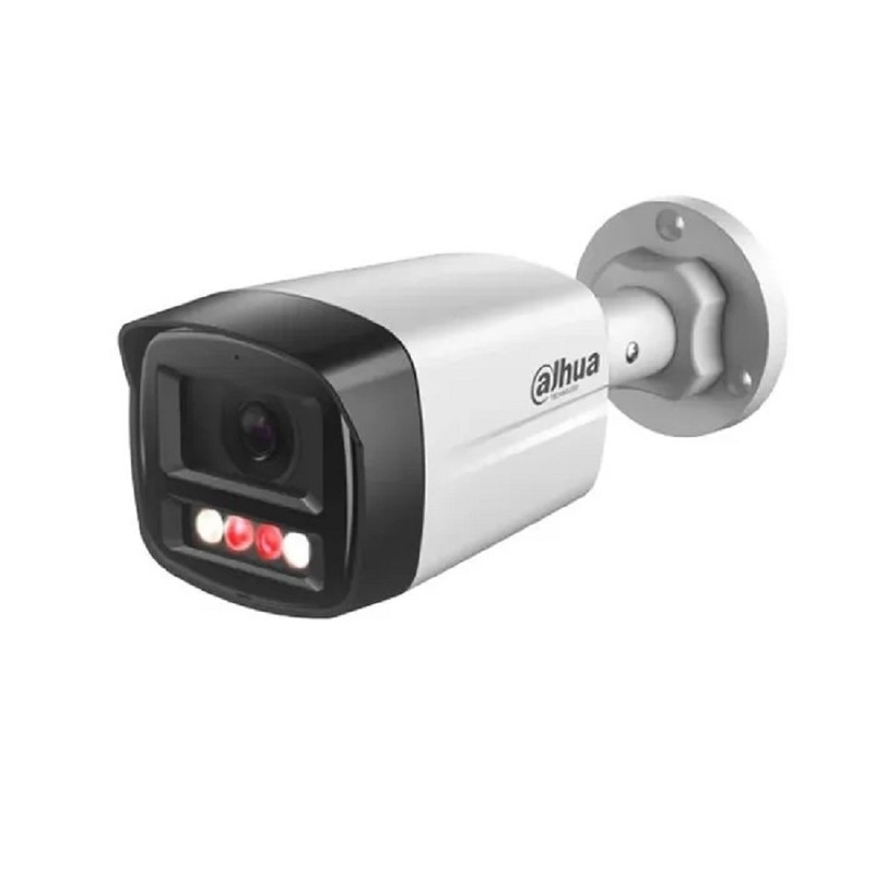 DAHUA DH-IPC-HFW1239TL1P-A-IL-0280B Уличная цилиндрическая IP-видеокамера 2Мп; 1/2.8” CMOS; объектив 2.8мм; ИК-подсветка до 30м, LED-подсветка до 20м, IP67, корпус: металл, пластик