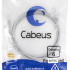 Cabeus PC-UTP-RJ45-Cat.6-1.5m-LSZH Патч-корд U/UTP, категория 6, 2xRJ45/8p8c, неэкранированный, серый, LSZH, 1.5м