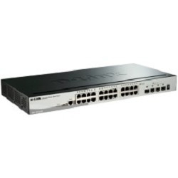 D-Link DGS-1510-28X/A1A Управляемый стекируемый коммутатор SmartPro с 24 портами 10/100/1000Base-T и 4 портами 10GBase-X SFP+