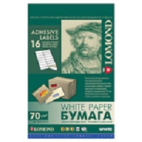 LOMOND 2100025 Универсальные этикетки Lomond белые/А4/105*148мм/50 листов