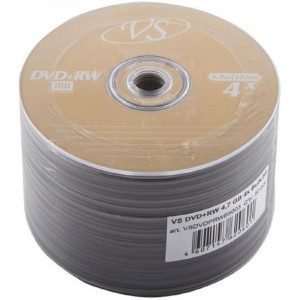 VS DVD+RW 4,7 GB 4x Bulk/50 (VSDVDPRWB5001 )