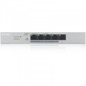 ZYXEL GS1200-5HPV2-EU0101F Коммутатор 5G 4PoE+ 60W управляемый 