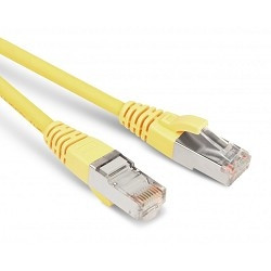 Hyperline PC-LPM-STP-RJ45-RJ45-C6-0.5M-LSZH-YL Патч-корд F/UTP, экранированный, Cat.6, LSZH, 0.5 м, желтый