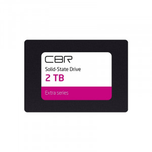 CBR SSD-002TB-2.5-EX21, Внутренний SSD-накопитель, серия "Extra", 2048 GB, 2.5", SATA III 6 Gbit/s, Phison PS3112-S12, 3D TLC NAND, DRAM, R/W speed up to 550/530 MB/s, TBW 3370 TB