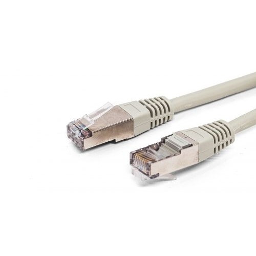 Filum FL-F5-1M Кабель патч-корд, F/UTP 5e cat. 1м, 26AWG(7x0.16 мм), омедненный алюминий (CCA), PVC, серый (873026)