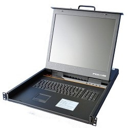 ProCase E1901 Консоль однорельсовая , 1 порт, LCD 19'', single rail console, LCD D-Sub, USB, разрешение 1280*1024