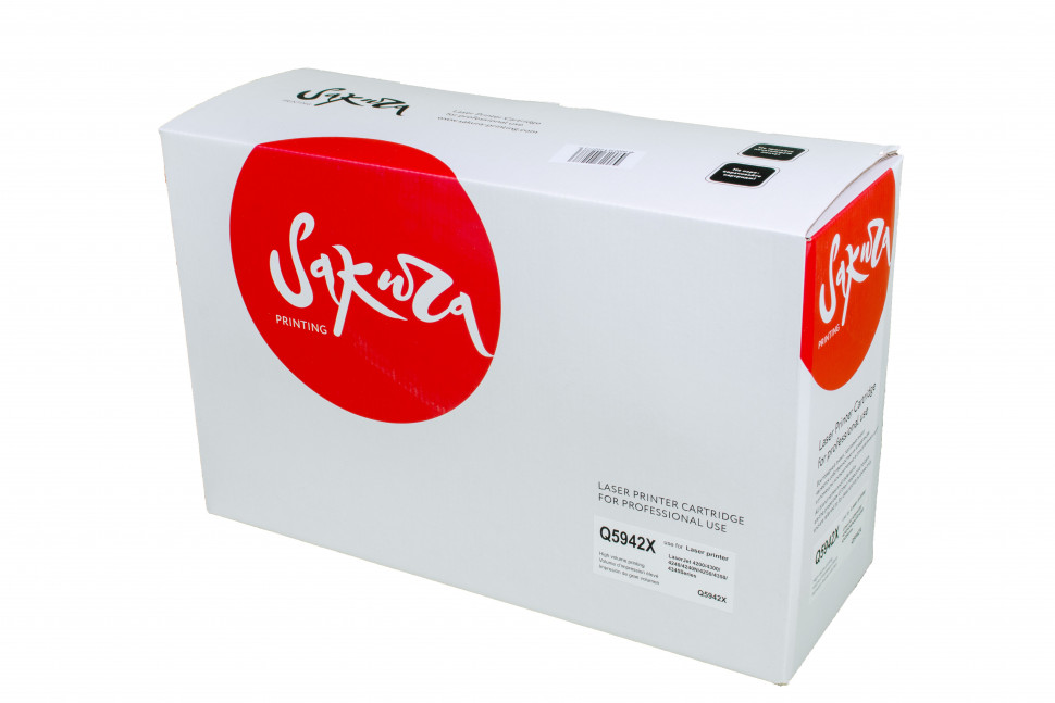 Q5942X (HP 42X) Картридж Sakura для HP LJ 4200/4300/4240/4240N/4250/4350/4345Series, черный, 12000 к.