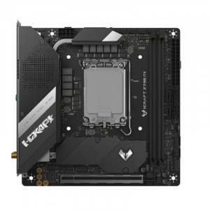 MAXSUN MS-iCraft Z790ITX WIFI (Socket 1700, mini-ITX, 2*DDR5,  HDMI+DP, 4*SATA3, 2*M.2, 1xPCI-E x16 , 4*USB 2.0,  4* USB 3.2 Gen1, 1* Type-C, LAN 1*2.5G, Bluetooth, Wi-Fi 802.11ax, RTL)