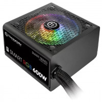 Блок питания Thermaltake Smart  RGB  [PS-SPR-0600NHSAWE-1]  600W / APFC / 80+