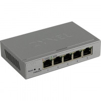 ZYXEL GS1200-5-EU0101F Smart Коммутатор GS1200-5, 5xGE, настольный, бесшумный, с поддержкой VLAN, IGMP, QoS и Link Aggregation ZYXEL GS1200-5-EU0101F Smart Коммутатор GS1200-5, 5xGE, настольный, бесшумный, с поддержкой VLAN, IGMP, QoS и Link Aggregation