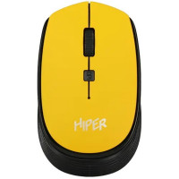 Мышь HIPER беспроводная HOMW-085 {1600dpi, желтый, USB, 4кнп}