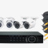 Falcon Eye FE-104MHD KIT Офис Комплект видеонаблюдения. Гибридный регистратор с поддержкой AHD/TVI/CVI/IP/_Аналог. Алгоритм сжатия H.264,Запись 1080N/100 кад./сек, 4 BNC входа